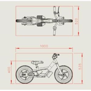 AMPED A10 ELECTRIC BALANCE BIKE - SPECS